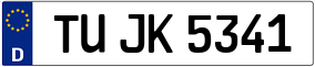 Truck License Plate